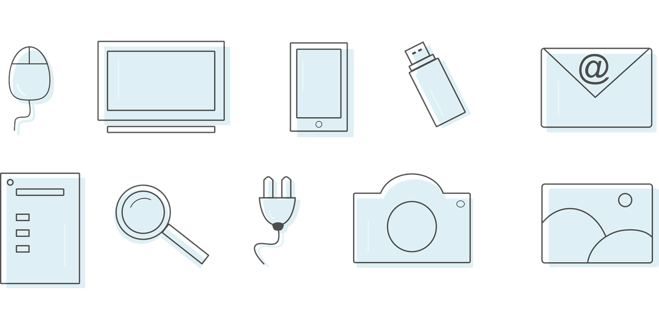 picto USB et outils numériques