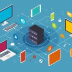 dessin réseau informatique