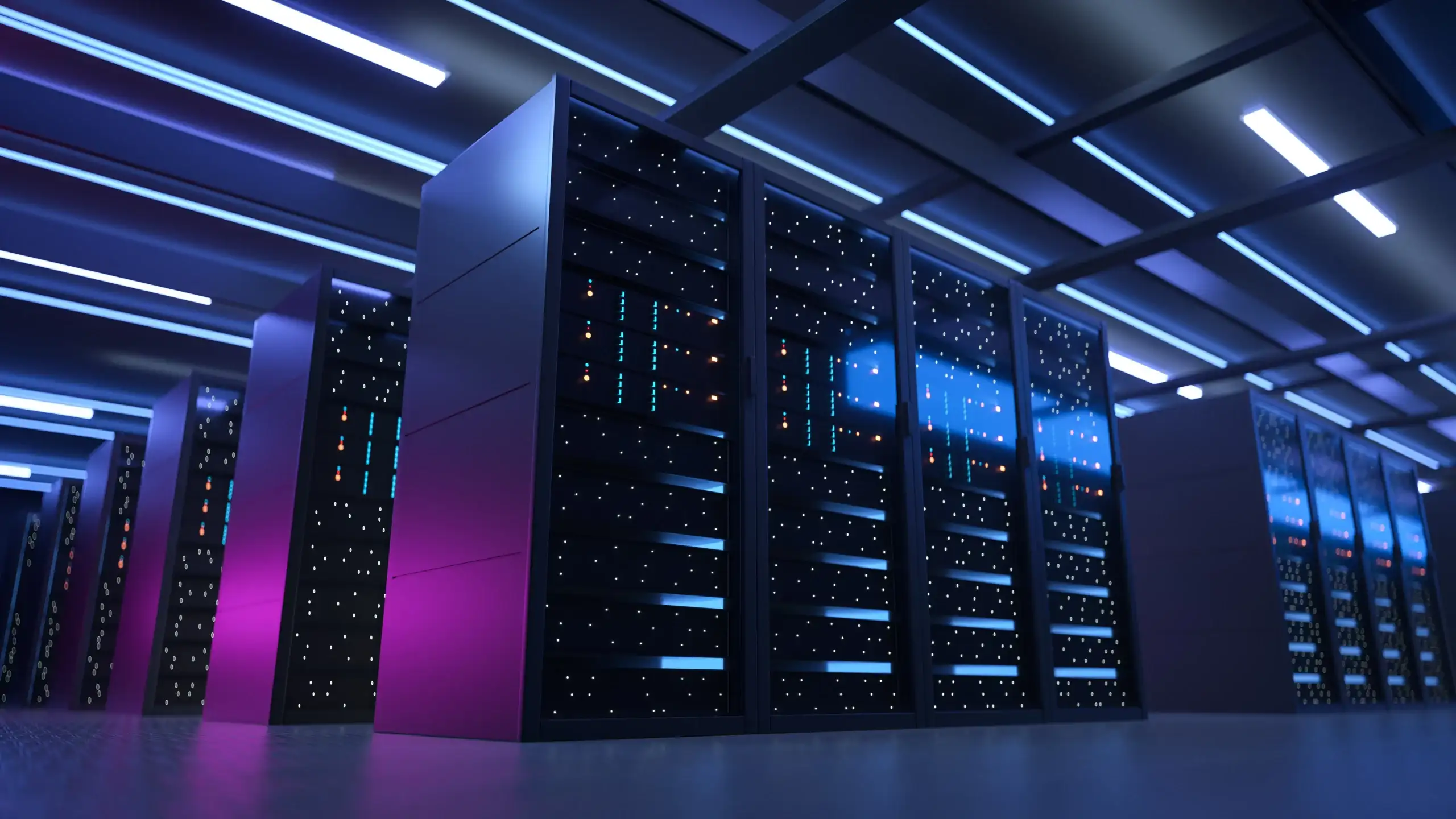 alignement de serveurs dans un datacenter