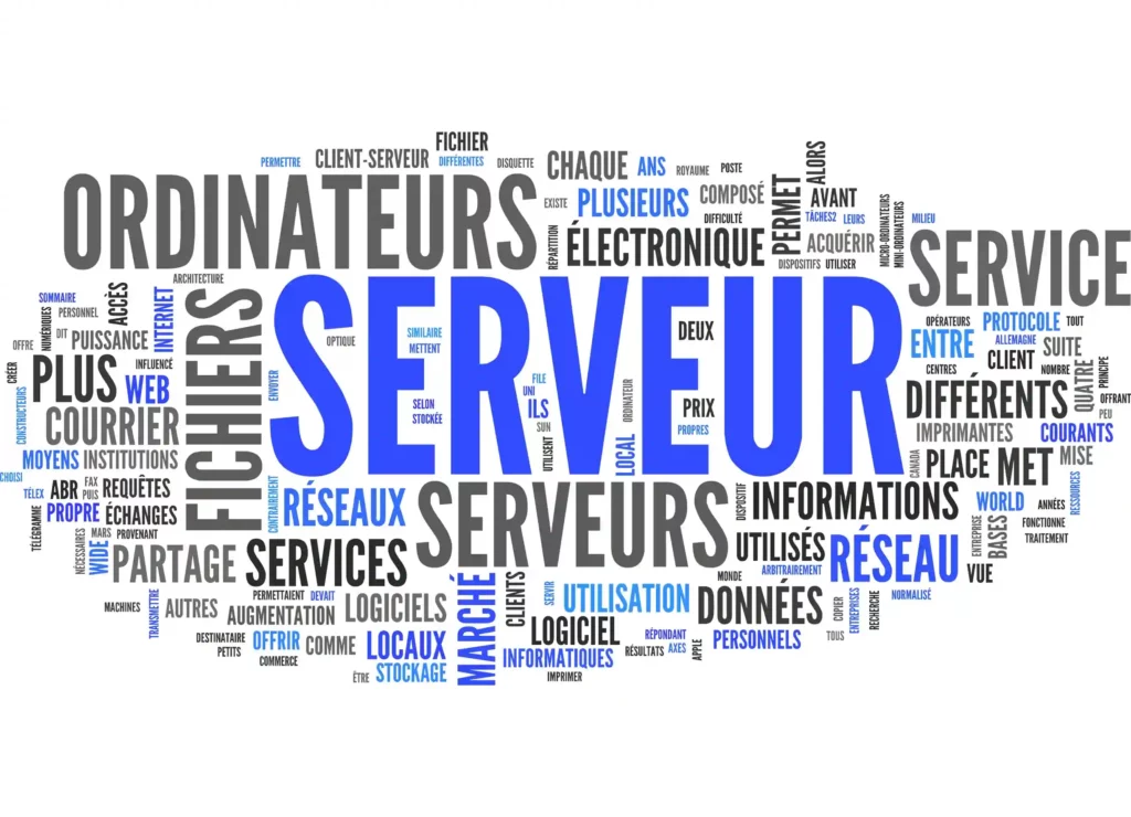 imbrication de mot en rapport avec l'informatique