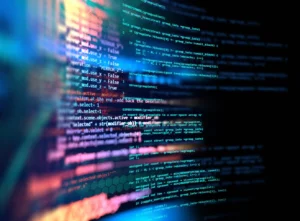 gros plan sur code informatique