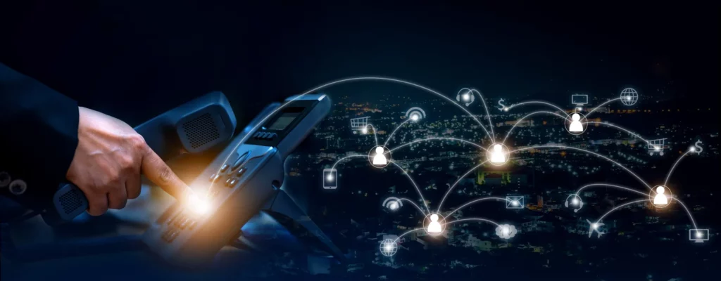 téléphone représentant l'IPBX