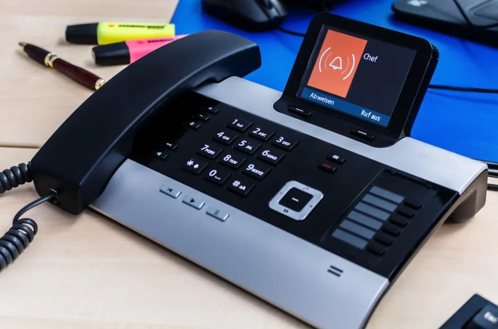 téléphone recevant un appel