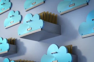 représentation tiroirs à dossier cloud