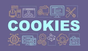 icônes cookies informatique