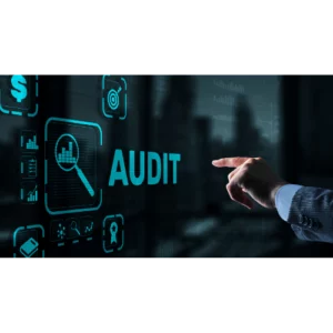 main qui va toucher l'écran d'audit