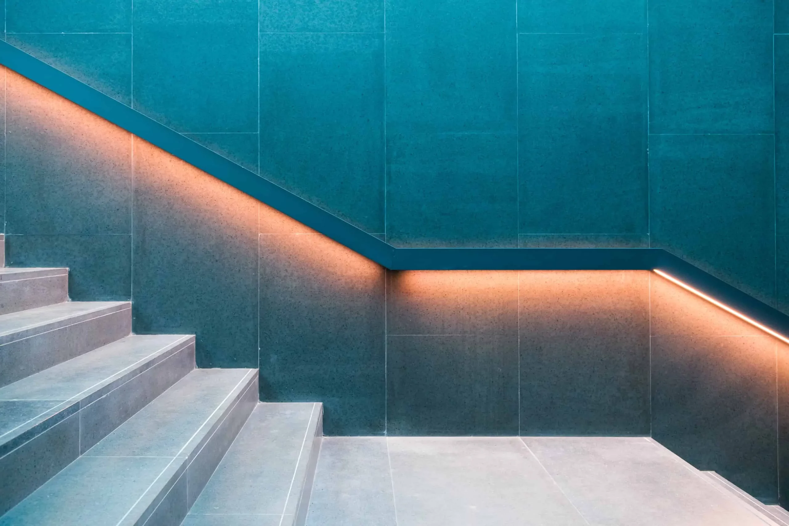 escalier lumineux