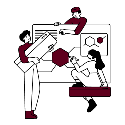 équipe au travail