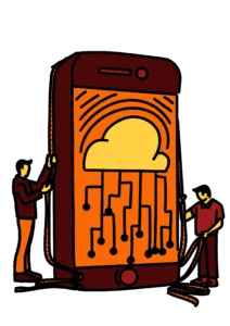 telephonie avec des gens